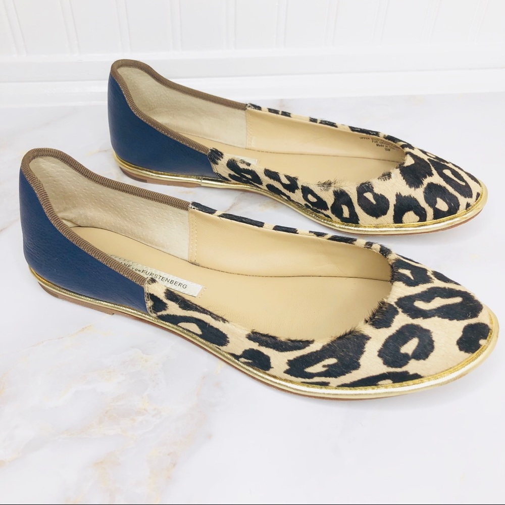 🐆 Diane Von Furstenberg Botswana Leopard Flats
